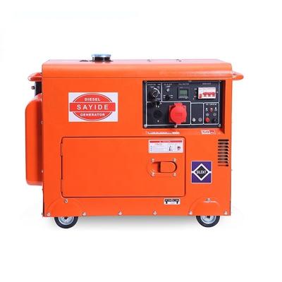 China 8.3A Rated Current 10KW 220/380V Portable Mine Outdoor Small Silent Diesel Generator Sets for sale