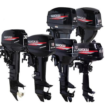 China Replace Your Boat's Old Engine with Our 6HP 12HP 18HP 2 Stroke Outboard Assembly for sale