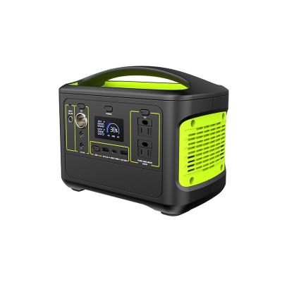 China AC Single Phase Output 600W Portable Emergency Power Station for High Power Outdoor for sale