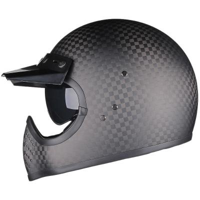 Chine 102T Ghost Rider Vintage Full Carbon Fiber Cruiser Casque de motocycle M/L/XL/XXL Moto3 à vendre