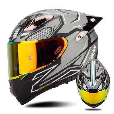 China Motorrad-Motorcross-Motorradhelme OEM-Stil Doppelobjektivhelm für Männer und Frauen zu verkaufen