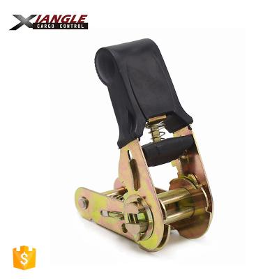 China webbing 25mm 2.5cm 1 inch 800kg zinc alloy buckles ratchet buckle supplier rubber belt buckle metal ratchet for sale