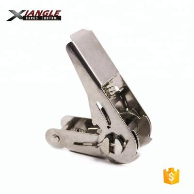 China 1 inch 25mm stainless steel 800kgs ratchet buckle for ratchet ties cargo lashing for sale