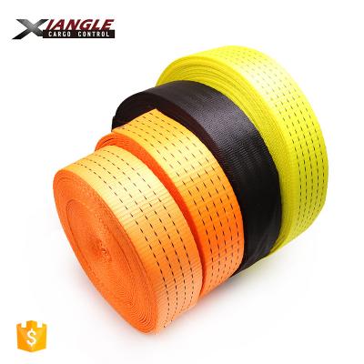 China 100% 50cm High Tenacity Polyester Yarns Colorful Polyester Cargo Lashing Strap Webbing For 2 Inch Ratchet Buckle Cargo Lashing Strap Belts for sale