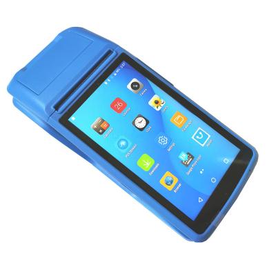 China Restaurant Hospital Hospitality 4G Mpos Retail POS Device NFC Barcode Scanner Android Terminal with Printer POS Portable Mobile Terminal for sale