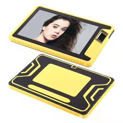 China Android Waterproof Fingerprint Time Attendance Tablet 5M+13M Rugged Industrial Camera With NFC And GPS for sale