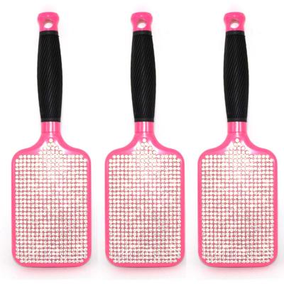 China Wholesale Massage Beauty Scalp Pad Hair Brush Extension Compact Air Detangling Crystal Hair Brush for sale