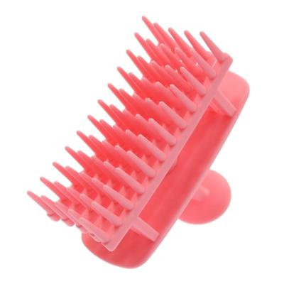 China Compact professional silicone shampoo brush professional silicone hair brush hairdresser wet detangling brush for sale