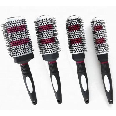 China Korea Compact Hair Brush Hot Sale Square Straightening Nylon Hair Brush Set for sale