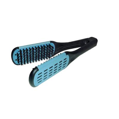 China Wholesale Good Quality Palette Double Sided Ceramic Boar Bristle Hair Brush Salon Hair Straightening Brush for sale