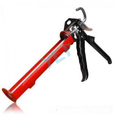 China Hot Sale Color Yeah Red Metal Heavy Duty Caulking Gun For Bonding for sale