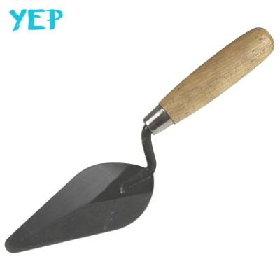 China Stainless Steel Handle Garden Trowel Steel Yeah Solid Wood Trowel Masonry Trowel for sale