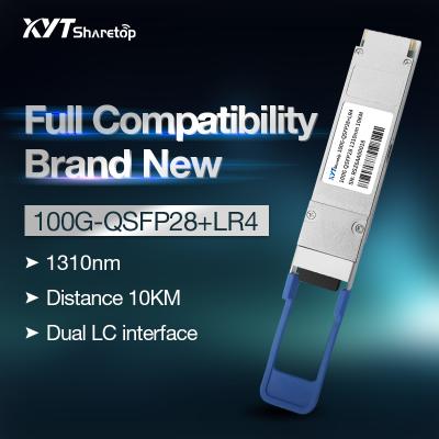 China XYT-QSFP28-LR4 100G 1310nm 10KM LC MPO Optical Module XYT-QSFP28-LR4 for sale