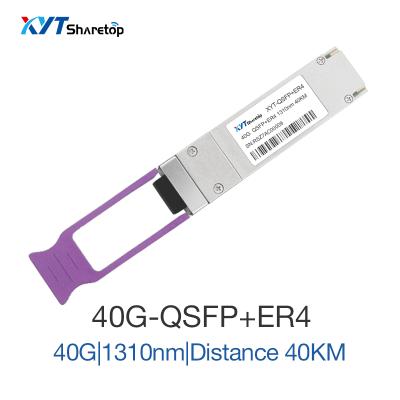 China Compatible Huawei fiber optic equipment QSFP 40km 4xCWDM 40Gb/s mod 40G transceiver equipment XYT-QSFP-ER4 for sale