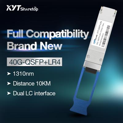 China FTTX 40G QSFP 10km 4xCWDM 40Gb/s Mod Fiber Optic Equipment 40G Transceiver for sale