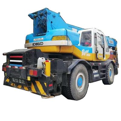 China Japan famous brand of used TRUCK CRANE Discount price to KOBELCO RK250 rk250-3 25 tons hydraulic rough terrain crane for sale for sale