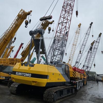 China TRUCK CRANE Second Hand Sumitomo sc500 crawler crane/50 ton crawler crane sumitomo sc500 crane, in stock now for sale