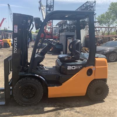 China Duplex Toyota of building material stores 2 ton 2.5 ton 3 ton diesel forklift 8FD20 7FD25 7FD30 8FD30 from Japan for sale for sale