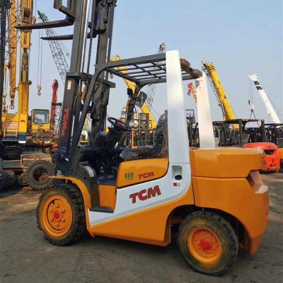 China Building Material Stores Duplex 3 Ton Diesel TCM Forklift Japan FD30 FD30T6 Original Price Triple Cheap Forklifts for sale