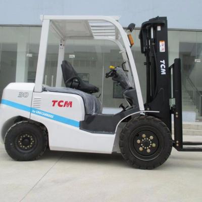 China Japan origin TCM 3 Ton Forklift / TCM FD30 3Ton TCM diesel forklift from building material stores duplex for sale for sale