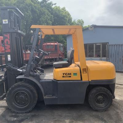 China Building Material Shops Good Prices Japan Original Color FD50 TCM 5 Tons Diesel Forklift Trucks , In Shanghai Sale for sale