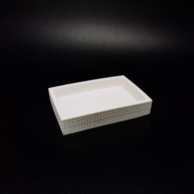 China Sustainable Hot Selling Home And Hotel Plaid Pattern Bathroom Accessories Modern Eco-friendly Soap Dish for sale