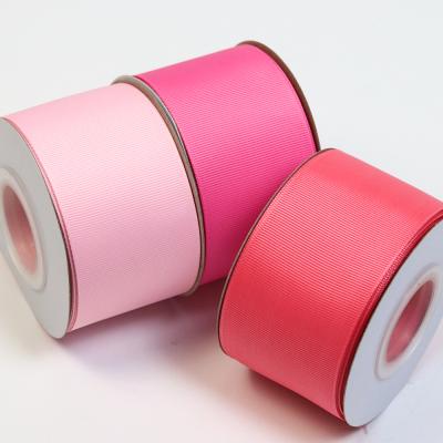 China High tenacity wholesale stocked 100yards per roll solid colors 196 2 inch grosgrain grosgrain ribbonn 50mm for sale