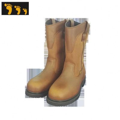 China Crazy Cheap Colored Cow Horse Leather Dot Wellington Boots Or Men for sale