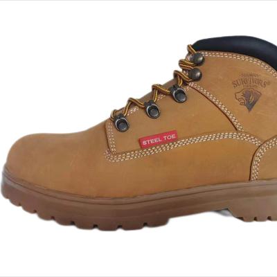 China New style steel toe design good quality safety shoes moc toe for sale