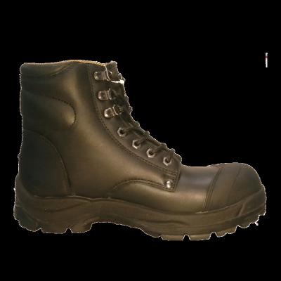 China Grain Tumbled 2.0-2.2mm Ankle Support Leather Boots Increasing Shoes for sale