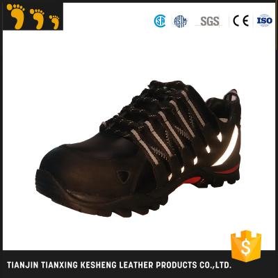 China Steel Black Full Grain Leather2.0-2.2mm Round Toe Ankle Sneaker Lace Up Shoes for sale