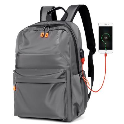 China With Oxford Fashion Casual Single Cloth Backpack Men's USB Laptop Bag Backpack Polyester Travel Filling Outdoor Men Bagback for sale