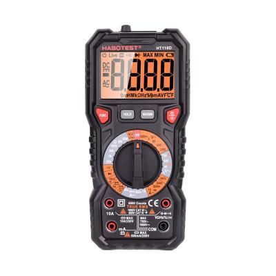 China HABOTEST HT118D NCV Professional Frequency Digital Multimeter Manual Range Avometer HT118D for sale