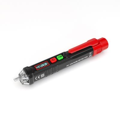 China Habotest ABS Non Contact Voltage Test Range 10V/48V~1200V AC Non Contact Electrical Pen Line Tester With Light HT100 Work for sale