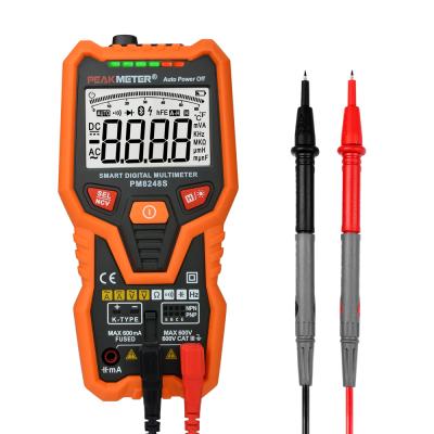 China PEAKMETER PM8248S 6000 Counts Residual Voltage RMS Smart Digital True Multimeter PM8248S for sale