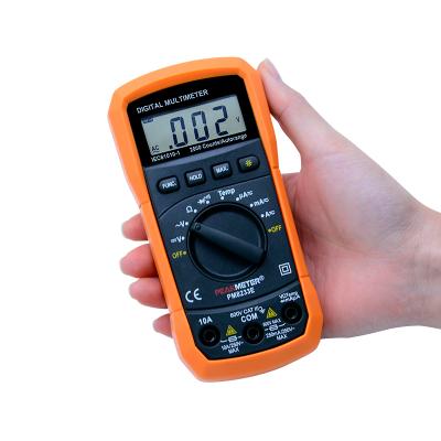 China Temperature Gauge 1000C 2000 Counts Auto Range AC Digital Multimeter PM8233E PM8233E for sale