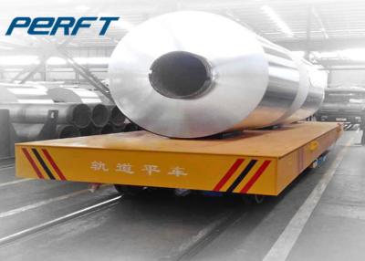 China Trole de quatro rodas a pilhas elétrico de 30 toneladas de transferência da bobina para o transporte de aço de alumínio das bobinas à venda