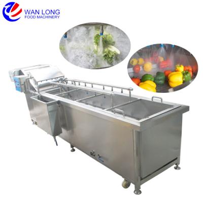 China Brand New Customized Industrial Vegetable And Snacks Factory Vegetable And Fruit Washing Machine Ultrasonic Washer And Dryer for sale