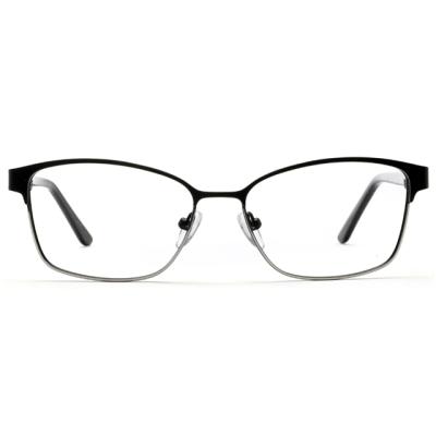 China Rectangle Women Metal Full Rim Optical Glasses for sale