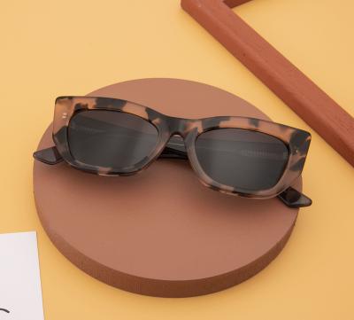 China Cateye drop shipping woman cateye acetate lens prescription material polarized rxable sunglasses for sale