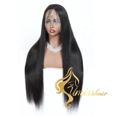 China Wholesale Brazilian Virgin Hair Full Lace Wigs 150% Density Silky Straight Full Lace Hair Wigs For Black Women for sale