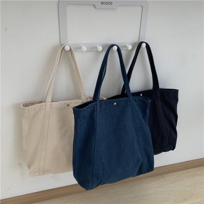 China Luxury Art Canvas Shopping Bags Tote Bag Shoulder Literature Bag New Designer Canvas Bag for sale