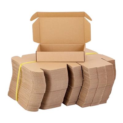 China Recycled Materials Wholesale Custom Logo Printing Box Cardboard Mailing Garment Packaging Box Corrugated Size for sale