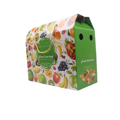 China Recyclable High Quality Fruit Cardboard Corrugated Hard Packaging Box Shipping Paper Box Mailing Box for sale