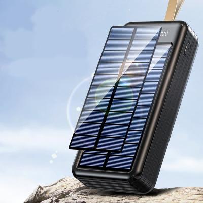 China Carry Hot Trending 2022 Solar Power Bank Easy Custom Logo Wireless Charger 80000mah Fast Charging Portable Power Station For Laptop for sale