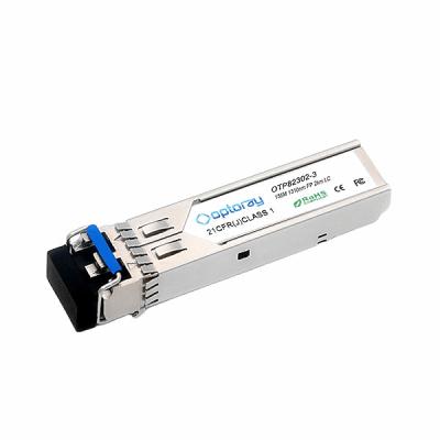 China FTTX 155M 2KM 1310nm SFP LC Connector Transceiver Fiber Optic Module for sale