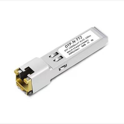 China FTTX 1000BASE-T SFP RJ45 100m Copper 1g SFP Transceiver Module for sale