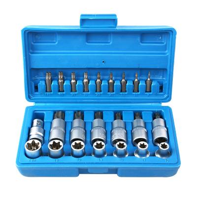 China Durable 23PCS 1/2 Inch Bit Socket Sets CRV Tool Kit Car Repair ToolsTorx Bit Set for sale