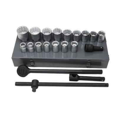 China Convenient Impact Socket Set, 21-Piece, 3/4