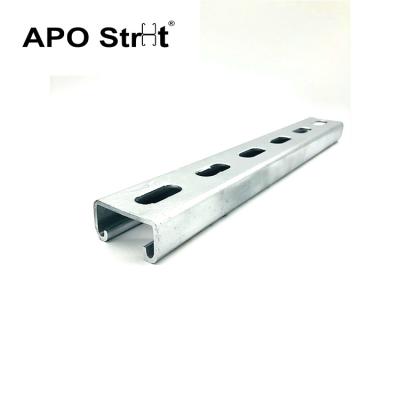 China Many Types Strut Channels Slotted Metal Display Channel For Hooks Fitting C Channel for sale